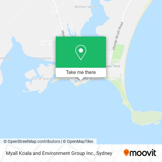 Myall Koala and Environment Group Inc. map