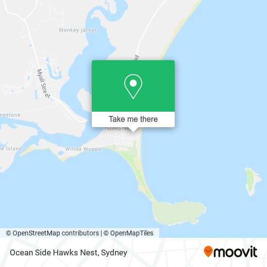 Ocean Side Hawks Nest map