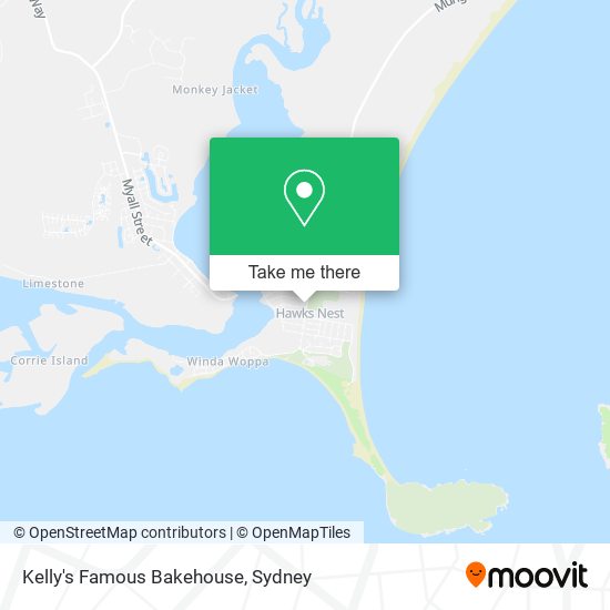 Kelly's Famous Bakehouse map