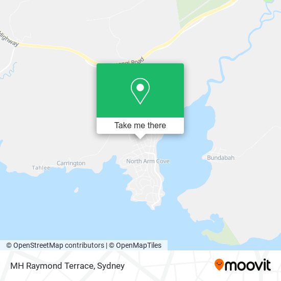 Mapa MH Raymond Terrace