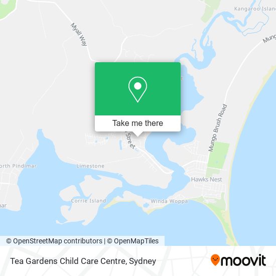 Tea Gardens Child Care Centre map