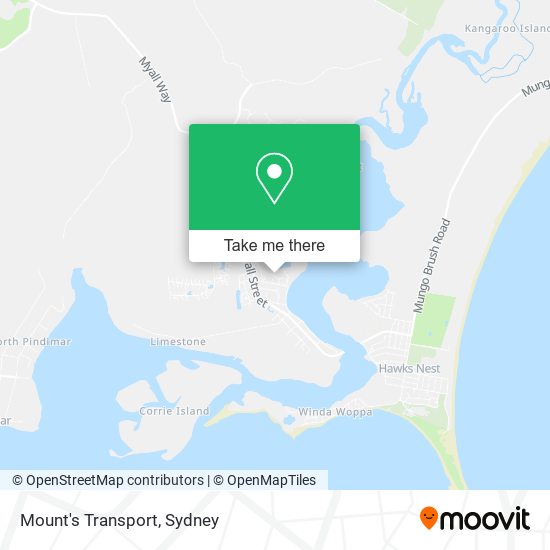 Mount's Transport map