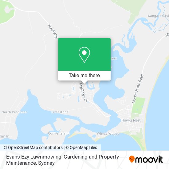 Evans Ezy Lawnmowing, Gardening and Property Maintenance map