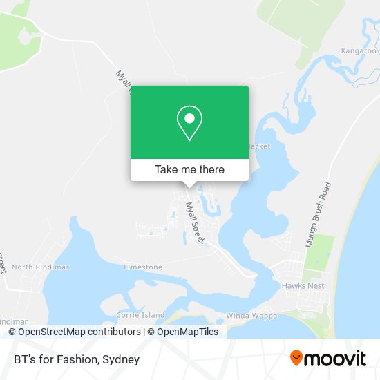 BT's for Fashion map