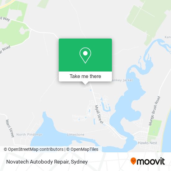 Novatech Autobody Repair map