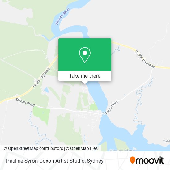 Mapa Pauline Syron-Coxon Artist Studio