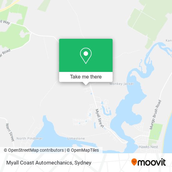 Myall Coast Automechanics map