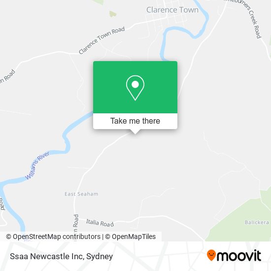 Ssaa Newcastle Inc map
