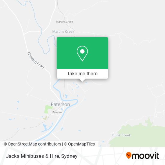 Jacks Minibuses & Hire map
