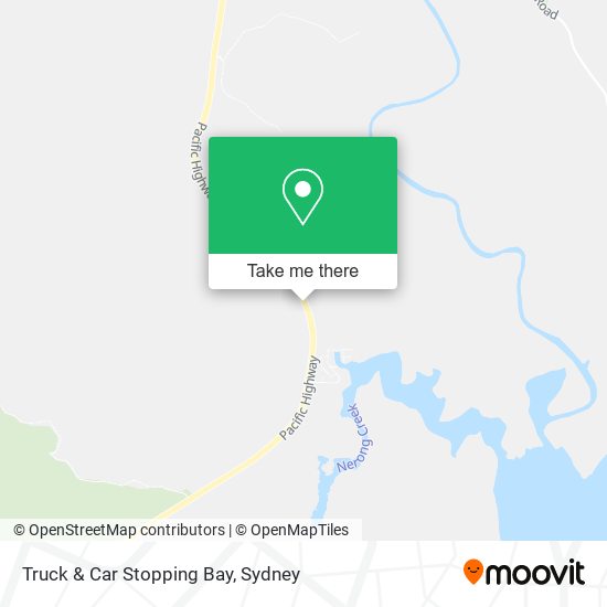 Truck & Car Stopping Bay map