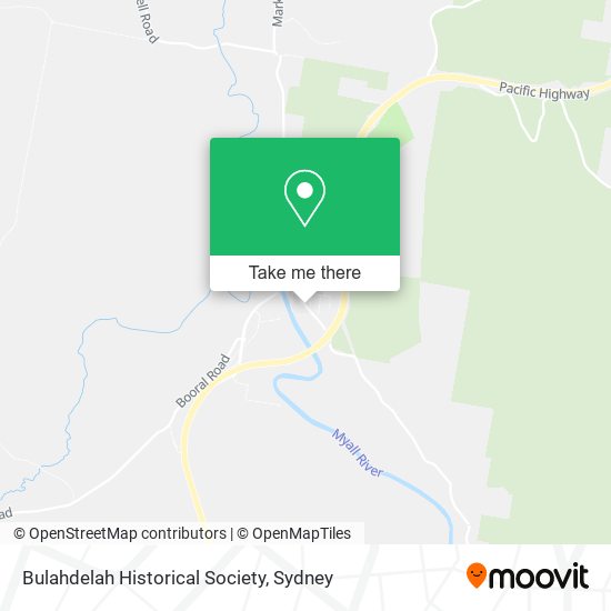 Bulahdelah Historical Society map