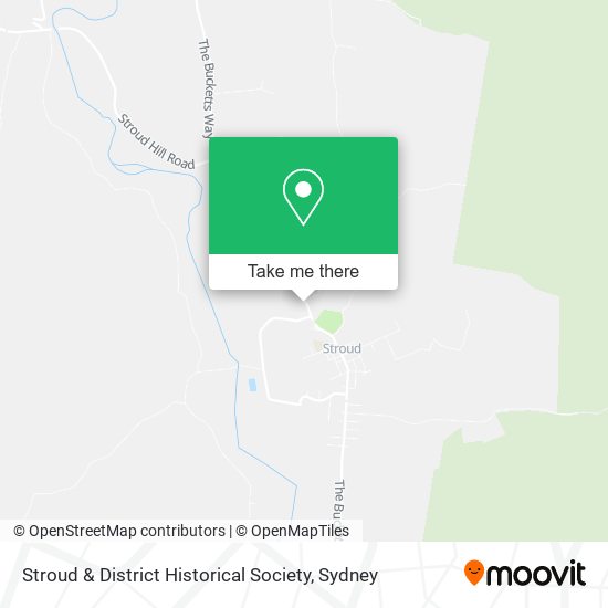 Stroud & District Historical Society map