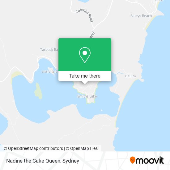 Nadine the Cake Queen map