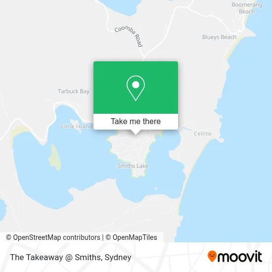 Mapa The Takeaway @ Smiths