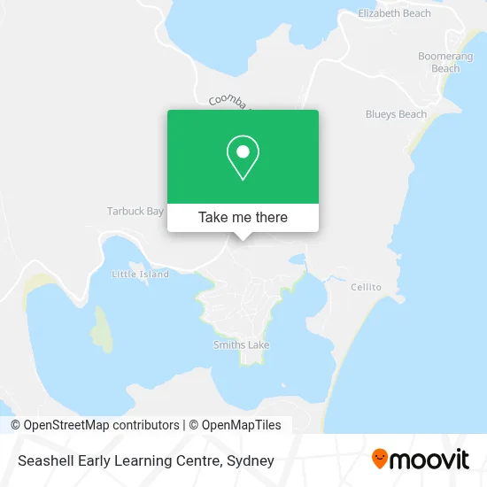 Mapa Seashell Early Learning Centre
