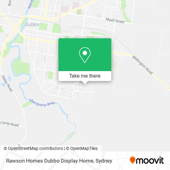Rawson Homes Dubbo Display Home map