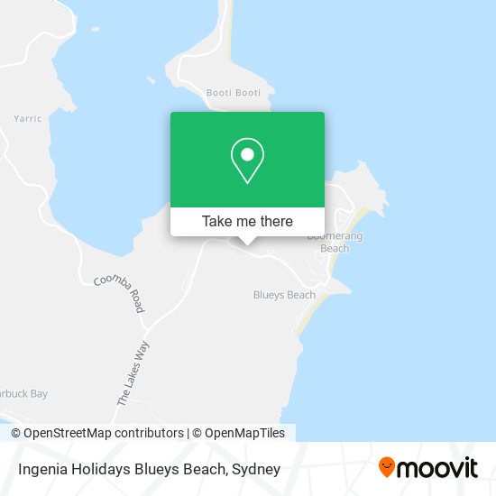 Ingenia Holidays Blueys Beach map