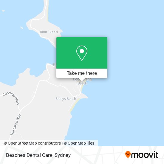 Beaches Dental Care map