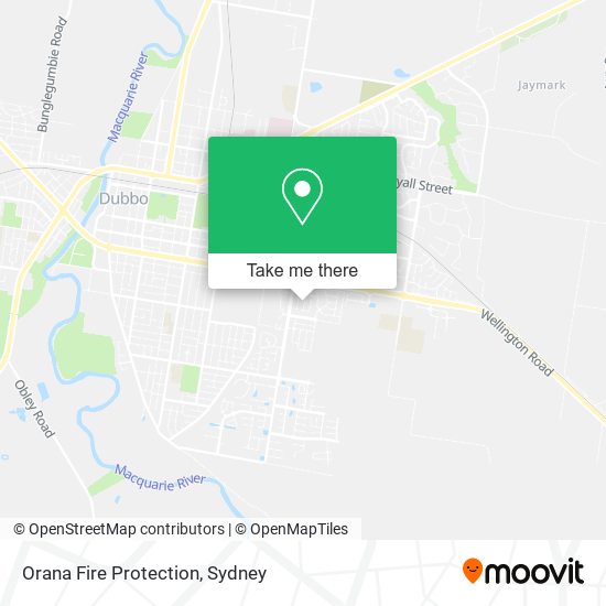 Orana Fire Protection map