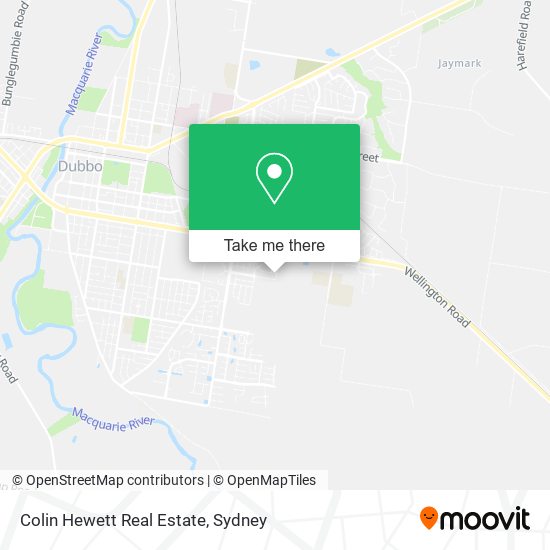 Colin Hewett Real Estate map