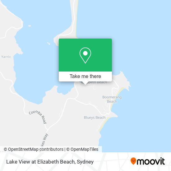 Lake View at Elizabeth Beach map