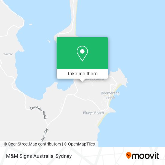 M&M Signs Australia map