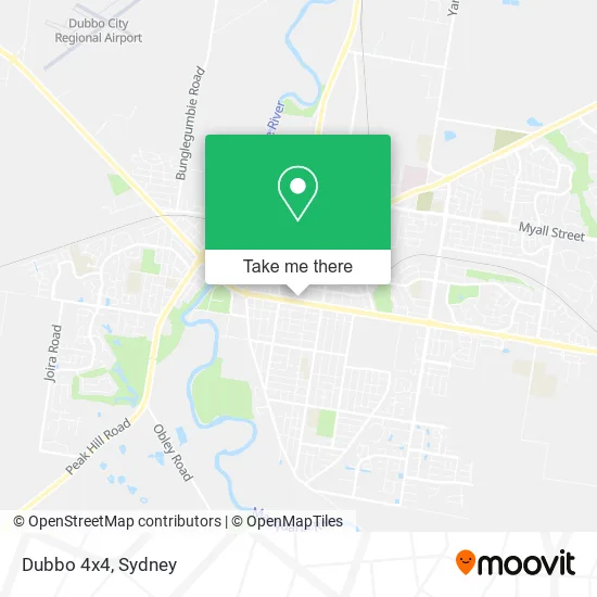 Dubbo 4x4 map
