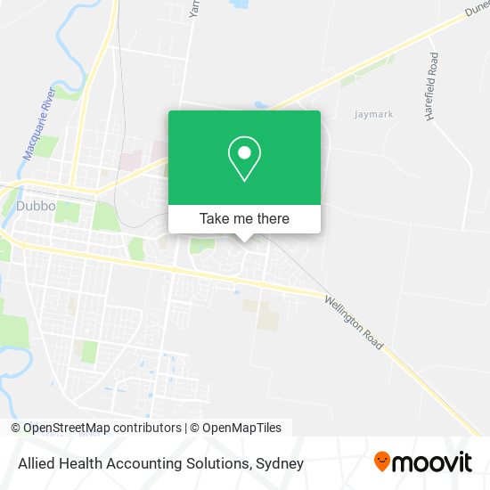 Allied Health Accounting Solutions map