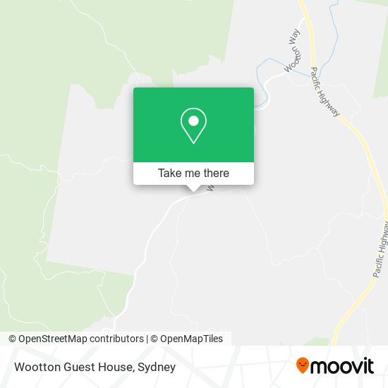 Wootton Guest House map