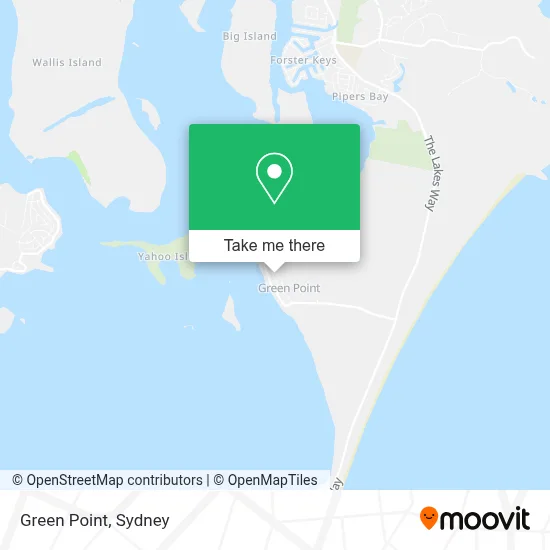 Mapa Green Point