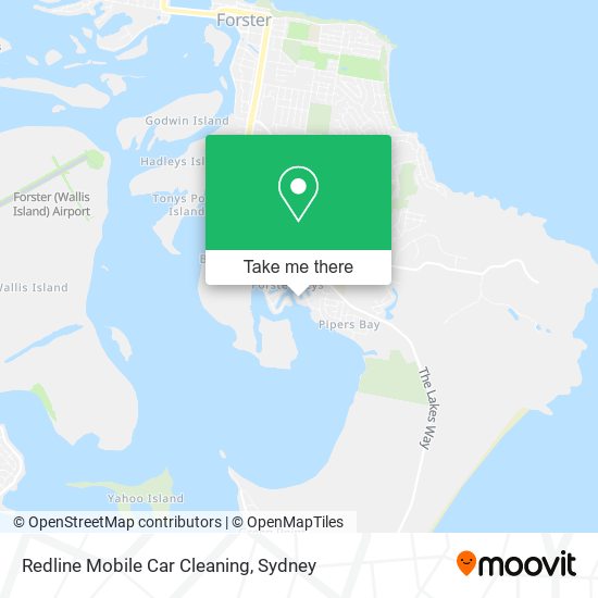 Redline Mobile Car Cleaning map