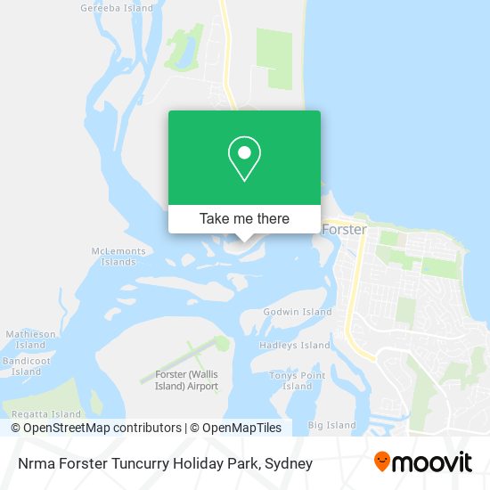 Nrma Forster Tuncurry Holiday Park map