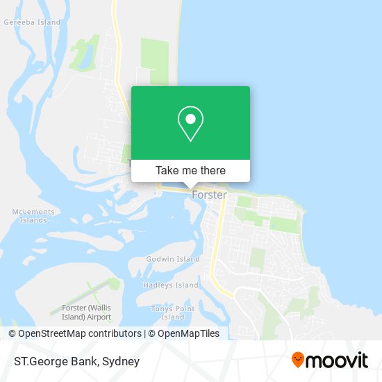 ST.George Bank map