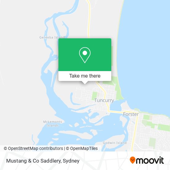 Mustang & Co Saddlery map