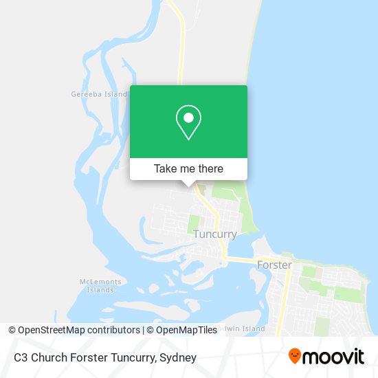 C3 Church Forster Tuncurry map
