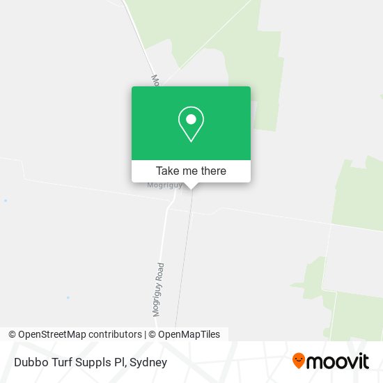 Dubbo Turf Suppls Pl map