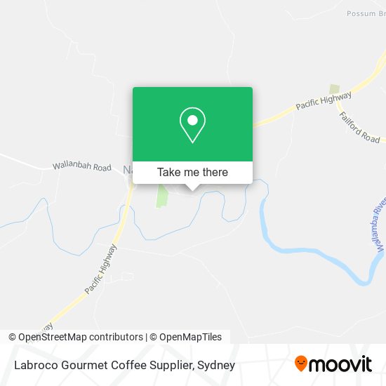 Labroco Gourmet Coffee Supplier map