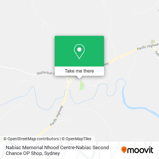 Mapa Nabiac Memorial Nhood Centre-Nabiac Second Chance OP Shop