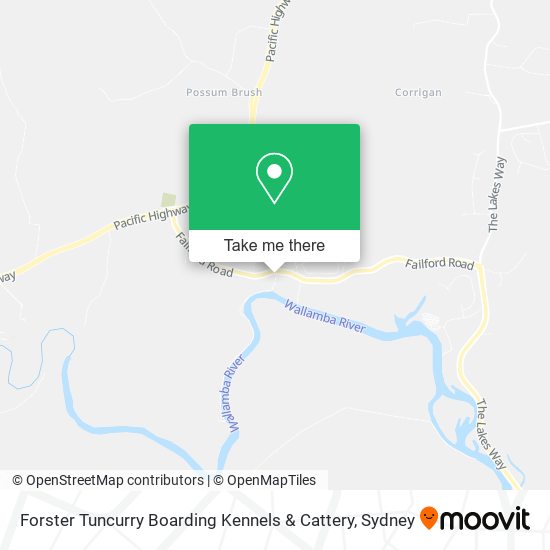 Forster Tuncurry Boarding Kennels & Cattery map