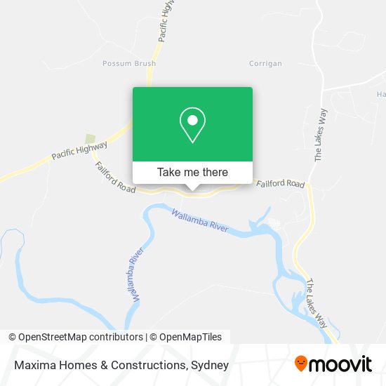 Maxima Homes & Constructions map