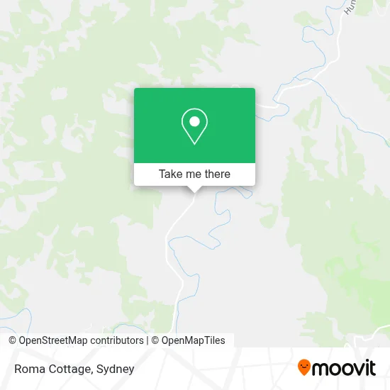 Roma Cottage map