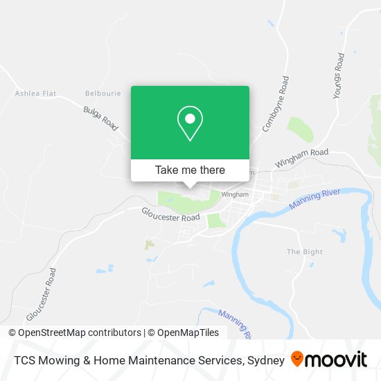 TCS Mowing & Home Maintenance Services map