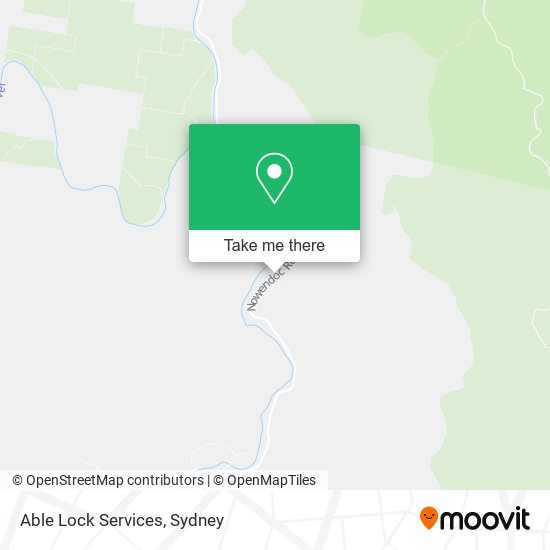Able Lock Services map