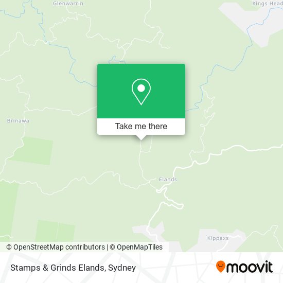 Stamps & Grinds Elands map