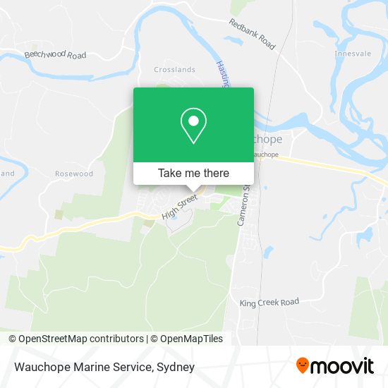 Mapa Wauchope Marine Service