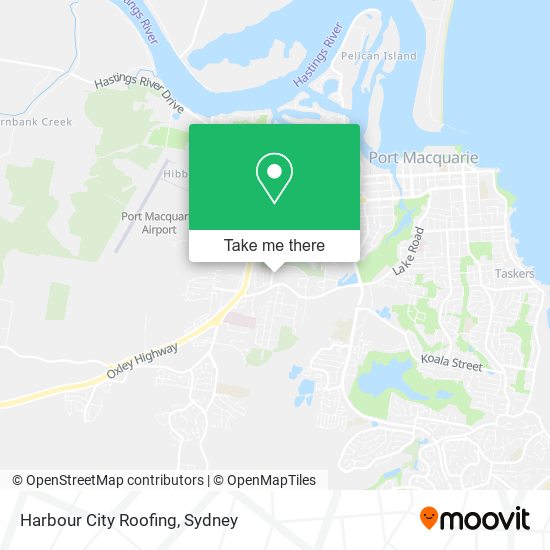 Harbour City Roofing map