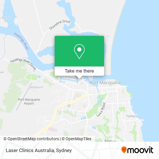 Laser Clinics Australia map
