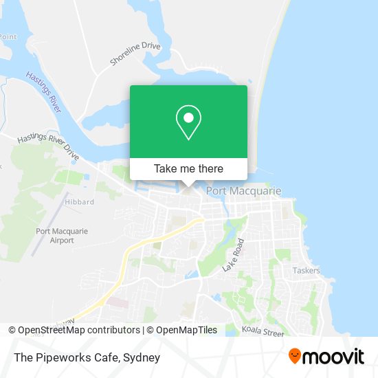 The Pipeworks Cafe map
