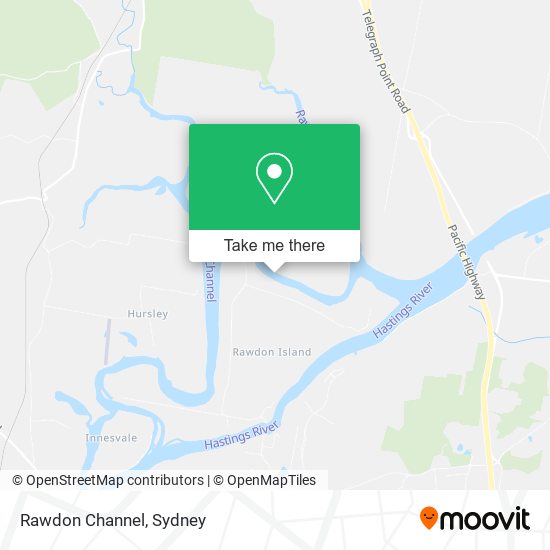 Rawdon Channel map