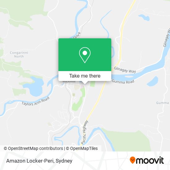 Amazon Locker-Peri map